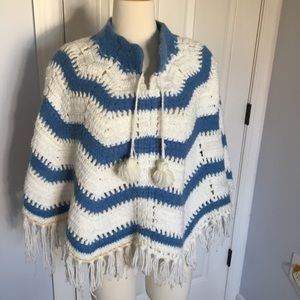Vintage crochet shaw